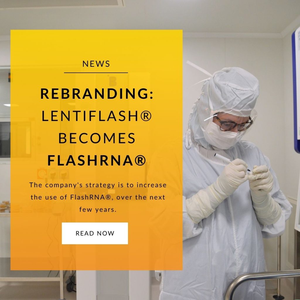 LentiFlash becomes FlashRNA®, patented RNA vector